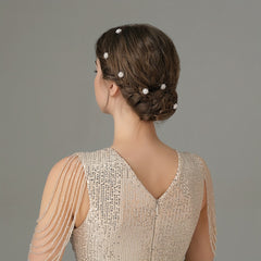 Pearl Rhinestone Bridesmaid Hair Clips Wedding Hair Accessories