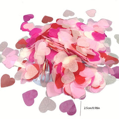 Colorful Love Peach Heart Confetti Wedding Party Hand Throwing Petals
