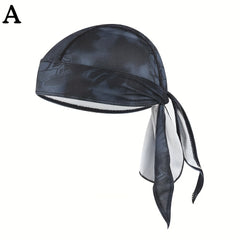 Cycling Cap Long Tail Turban Hat Breathable Pirate Hat