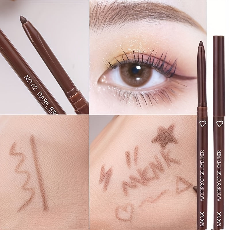Waterproof Red Brown Eyeliner Pen Matte Long Lasting Makeup
