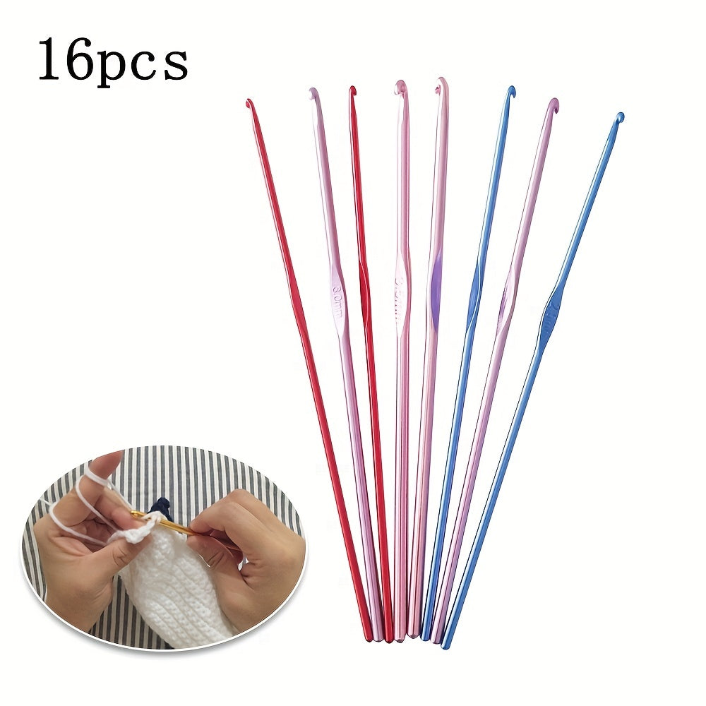 16pcs Woven Crochet Set DIY Knitting Tool Crochet Sweater Needle