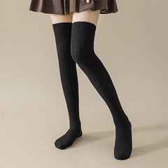 Lace Thigh High Socks - Women's Over The Knee Stockings