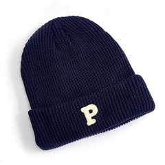 NEW Wool Letter Hat Knitted Beanie for Winter Activities