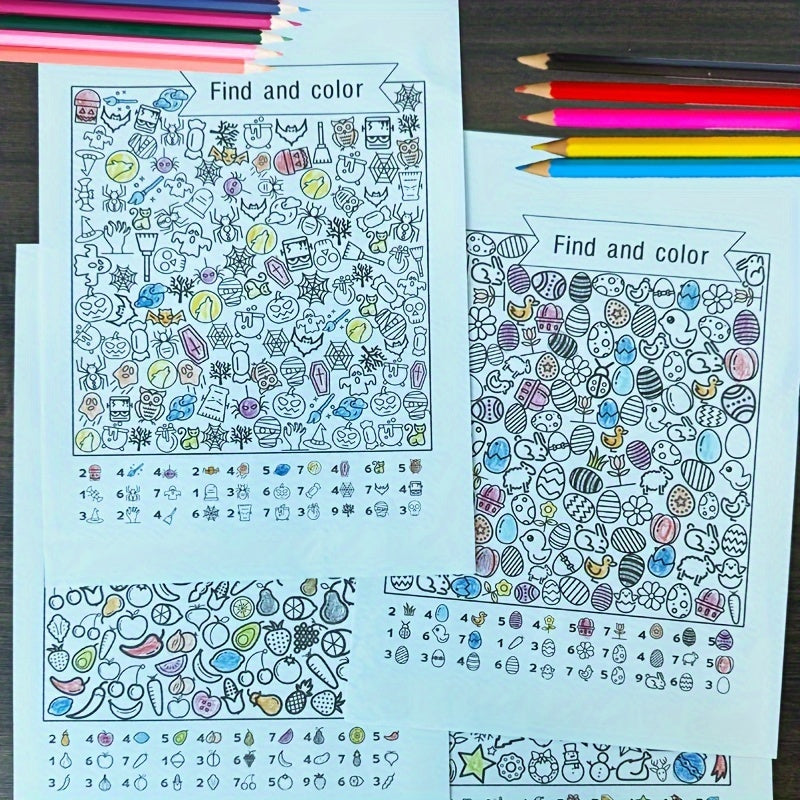 Interactive Hidden Items Book for Kids - Enhance Focus & Observation