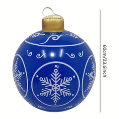 1pc 59 94 Cm Christmas Yard Decoration Inflatable Ball Outdoor Balloon