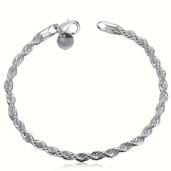 Classic Twisted Rope Bracelet For Girls Jewelry Accessories