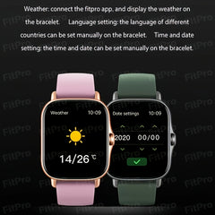 Unisex Smart Watch Outdoor Activity Tracker Golden