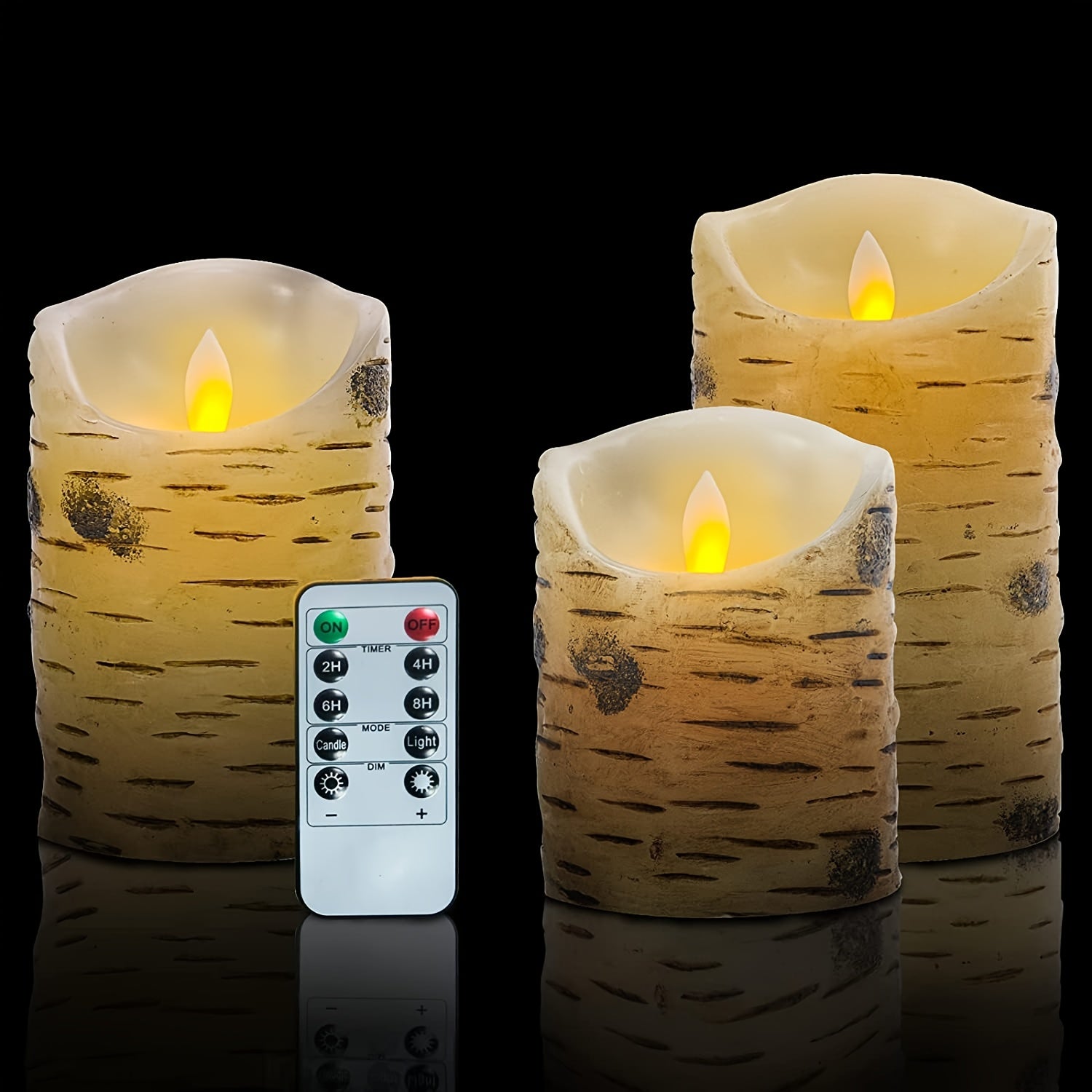 Remote Control LED Candle Light Birthday Party Wedding Flame Swing Candle