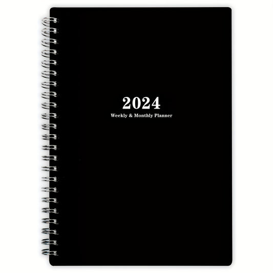 1pc Planner Weekly And Monthly Notebook Spiral Plan Academic Appointment Book