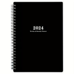 1pc Planner Weekly And Monthly Notebook Spiral Plan Academic Appointment Book