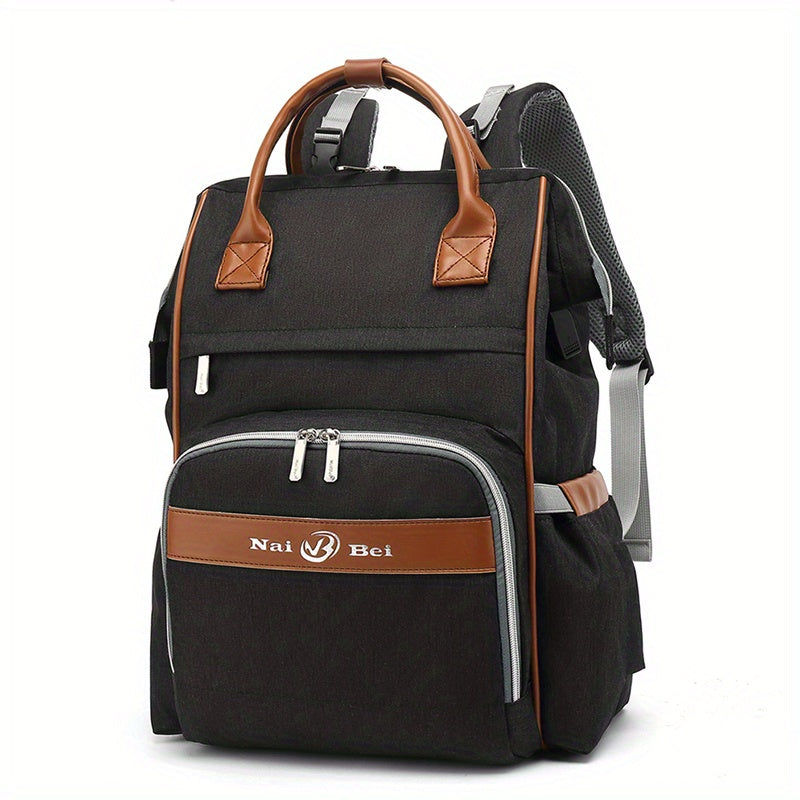 Large Diaper Bag Backpack with Changing Pad Anti Splash