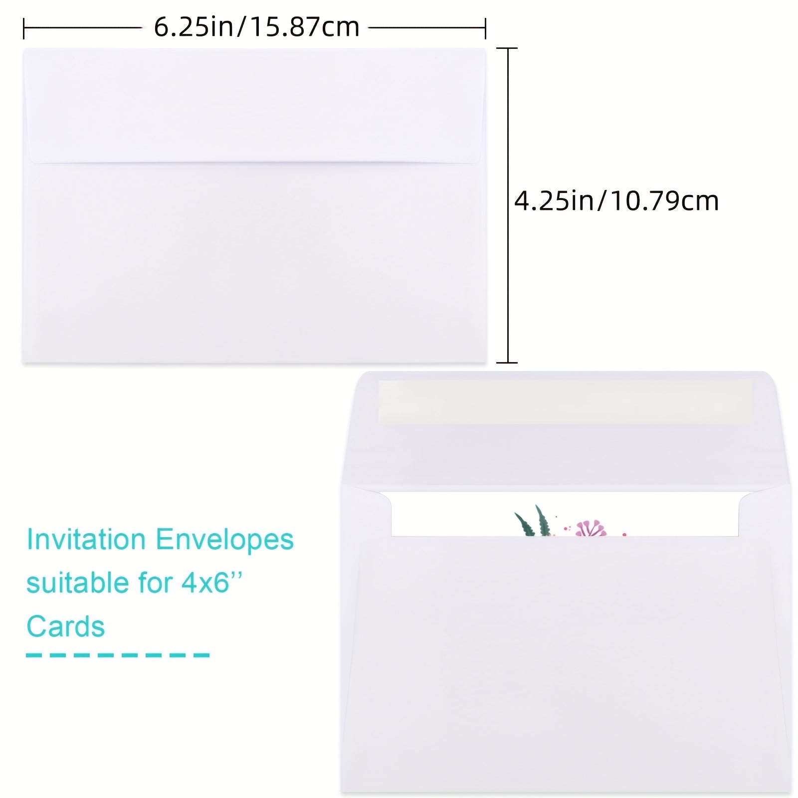 70 Packs A4 Self Seal Envelopes for Invitations - Weddings, Showers, Photos