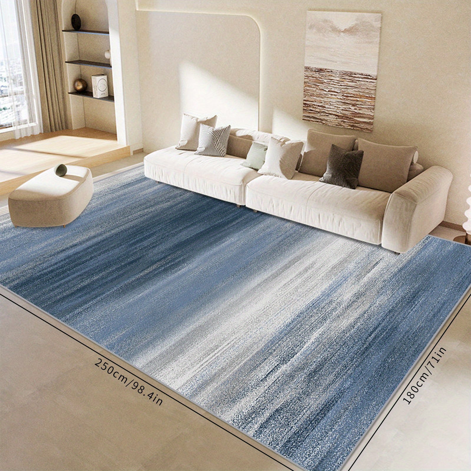 Nordic Indoor Area Rug Non Slip Bedroom Mat