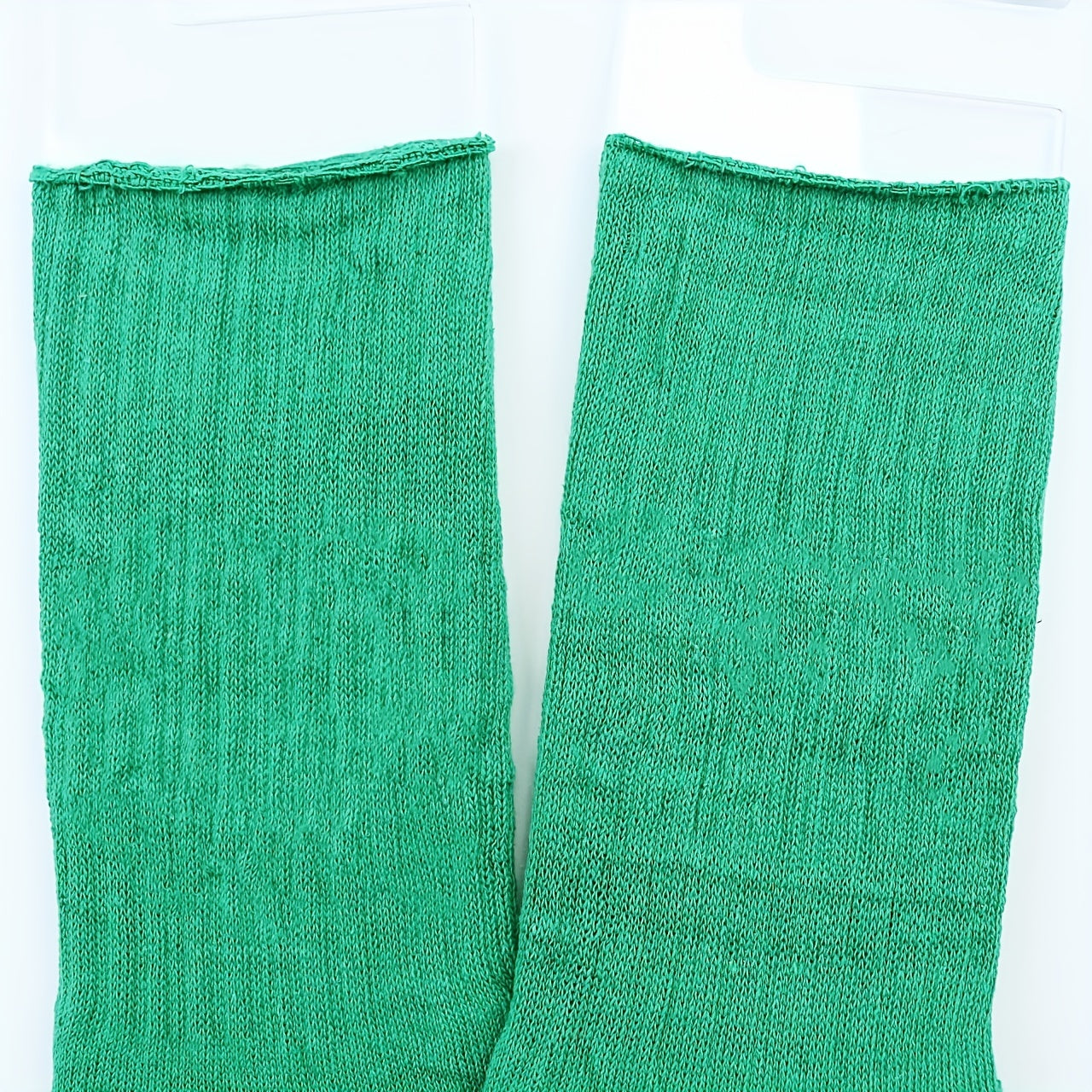 3 Pairs Solid Mid Tube Socks Women's Stockings