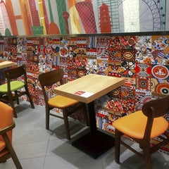 10pcs Moroccan Retro Ceramic Tiles - Self-adhesive Wallpaper