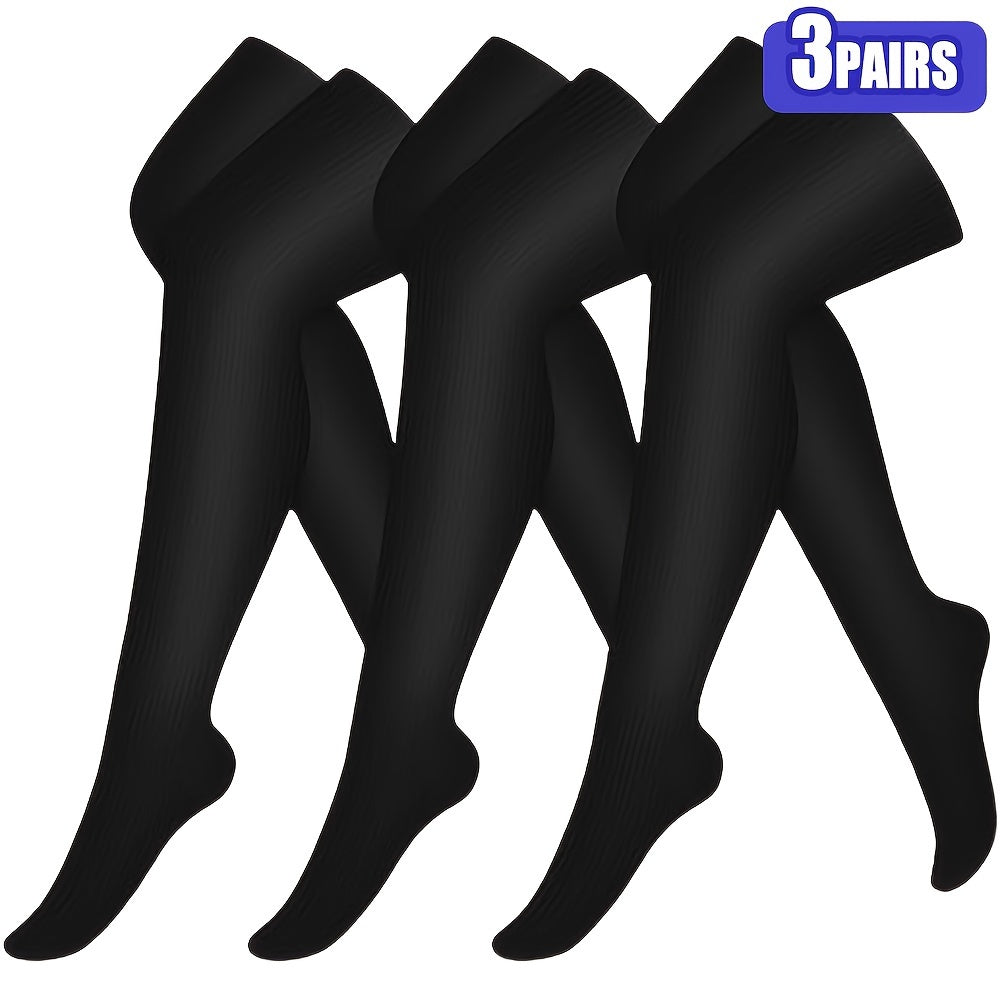 Compression Stockings For Women Men Over the Knee 15-20 mmHg