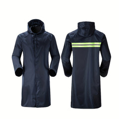 Adult Reflective Poncho Raincoat Full Body Rainproof Outdoor Windbreaker