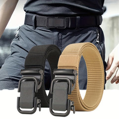 Men's Nylon Outdoor Casual Belt with Automatic Buckle