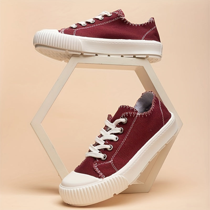 Women's Round Toe Flat Skate Shoes