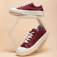 Women's Round Toe Flat Skate Shoes