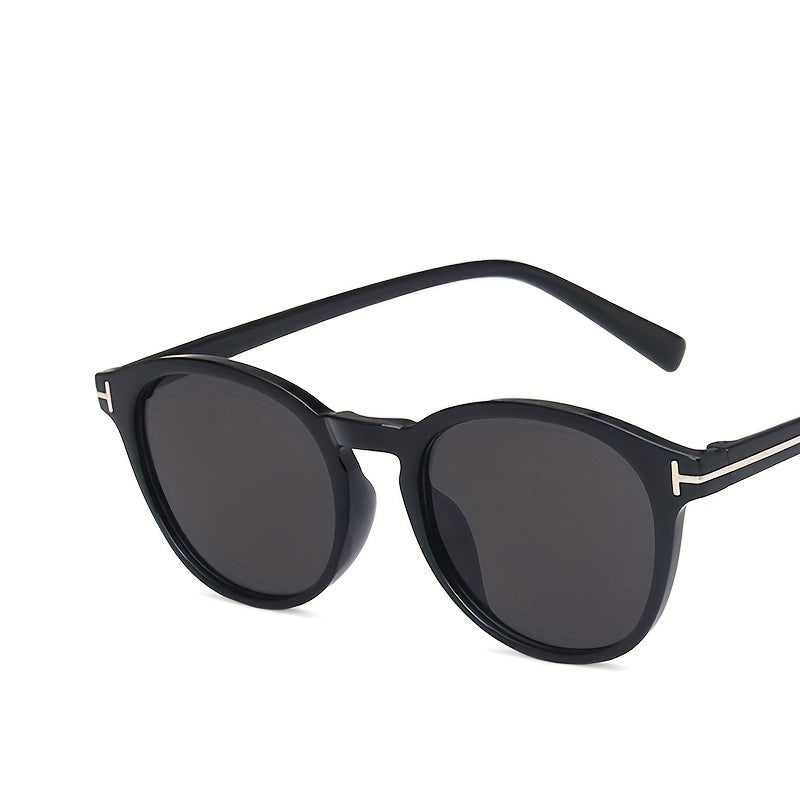 Retro Round Sunglasses Tortoiseshell Anti Glare UV400