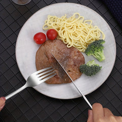 20-Piece Stainless Steel Tableware Set for 4 Persons, Mirror Polishing
