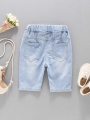 Boys Ripped Denim Shorts Summer Kids Clothes