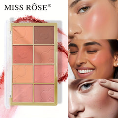 Matte 8 Blush Palette Sweatproof Long-lasting Makeup