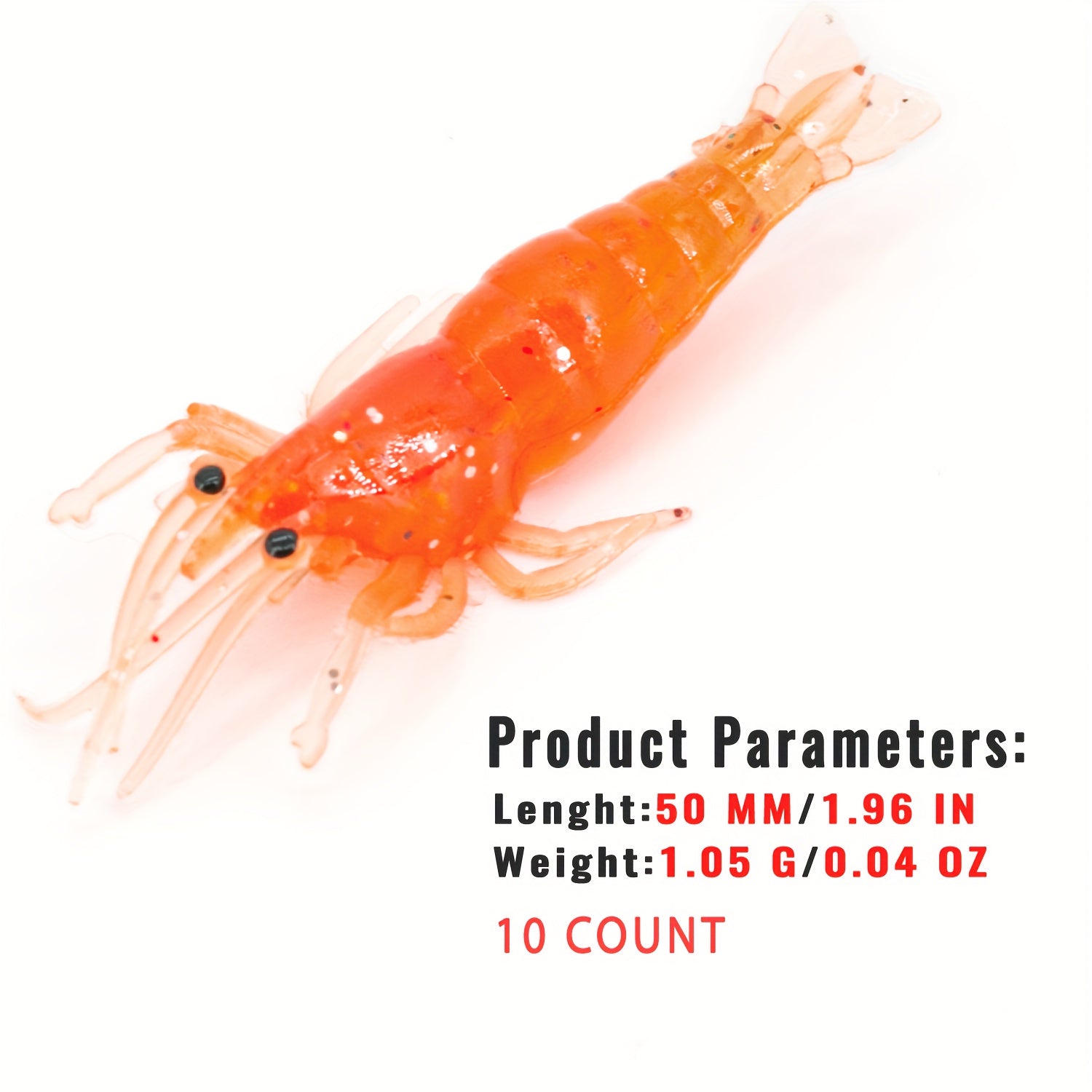 1pc Simulation Shrimp Fishing Lure Artificial Soft Bait Fishing Gear