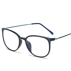 Vintage Square Frame Optical Glasses Artistic Myopia Glasses