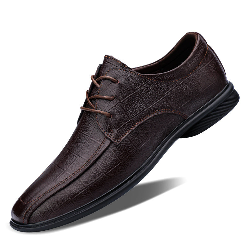 Men's Plaid Oxford Dress Shoes Non Slip Loafers