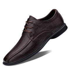 Men's Plaid Oxford Dress Shoes Non Slip Loafers