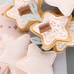 7pcs Pentagram Plush Hair Accessories Patches for Girls DIY Clothing Coat