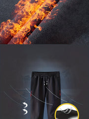 Fleece Lined Ski Pants Women's Windproof Waterproof Trousers