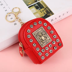 Girls Coin Purse Keychain Mini Key Bag