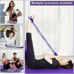 Yoga Resistance Bands Foot Pedal Pull Rope Muscle Trainer Exercise
