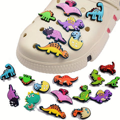 Luminous Dinosaur Charms for Crocs - Fun Shoe Decorations