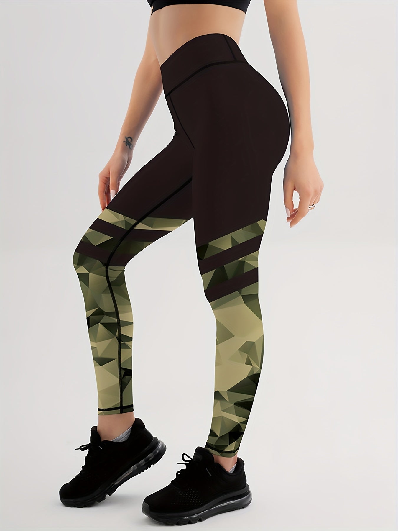 High Waist Printed Yoga Leggings - Stylish and Comfortable Activewear