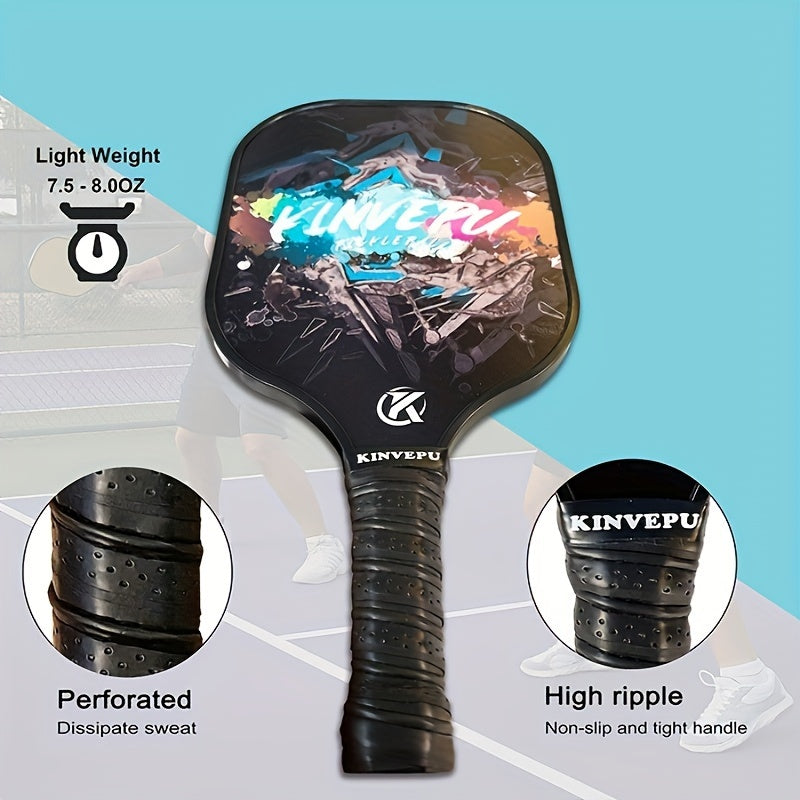 Carbon Fiber Pickleball Racket for Indoor/Outdoor Training