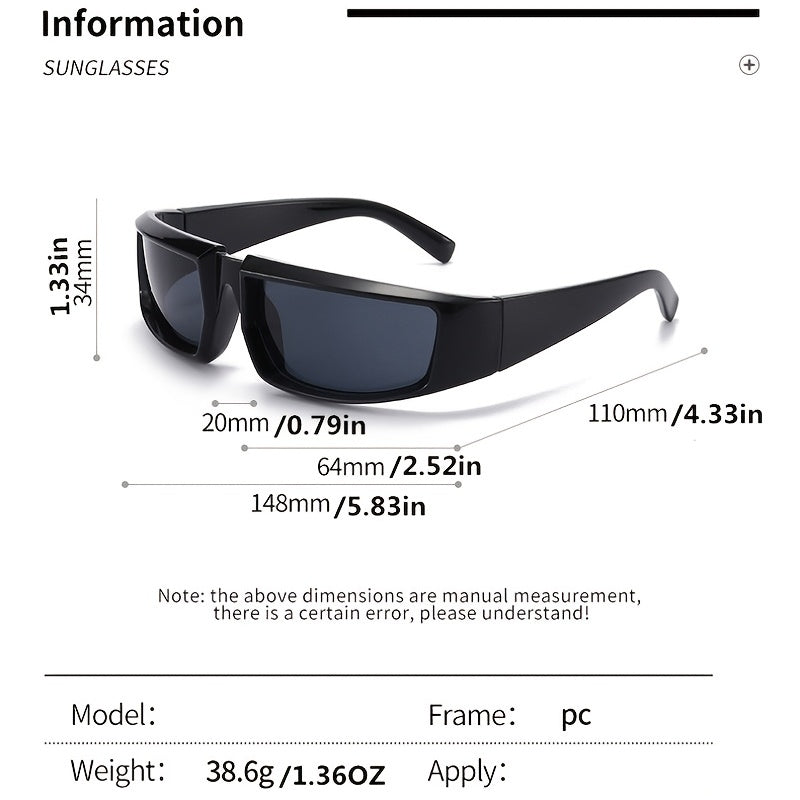 Steampunk Sunglasses Women Wrap Around Eyeglasses