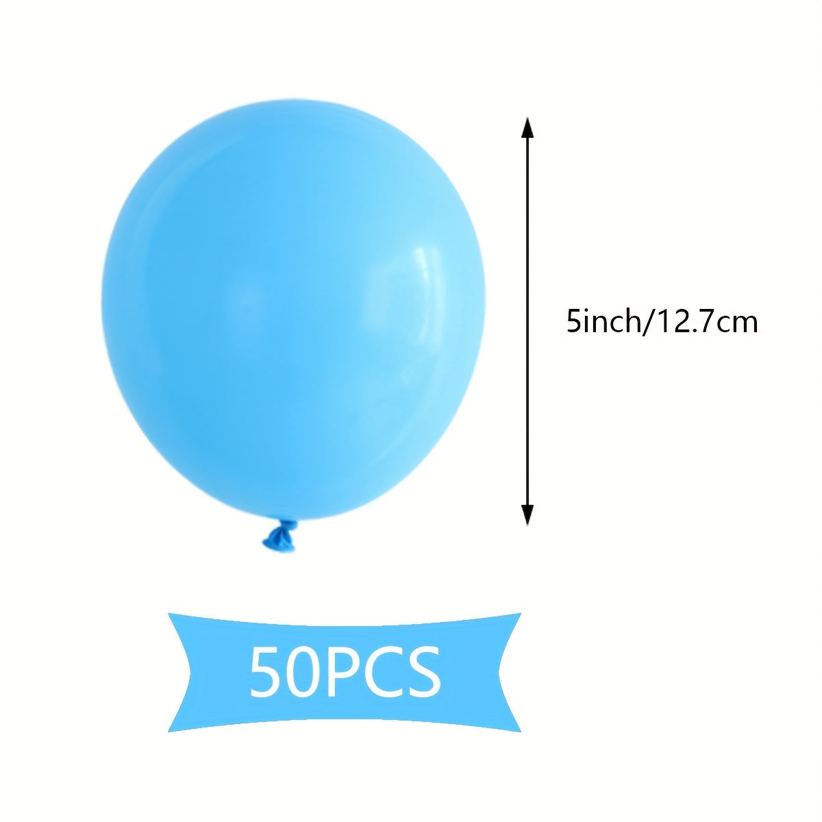 Pastel Balloon Garland Kit for Boy's Birthday Party