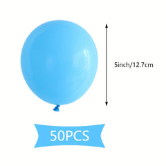 Pastel Balloon Garland Kit for Boy's Birthday Party