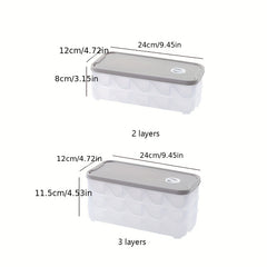 1pc Refrigerator Storage Box Dumpling Containers Stackable Kit