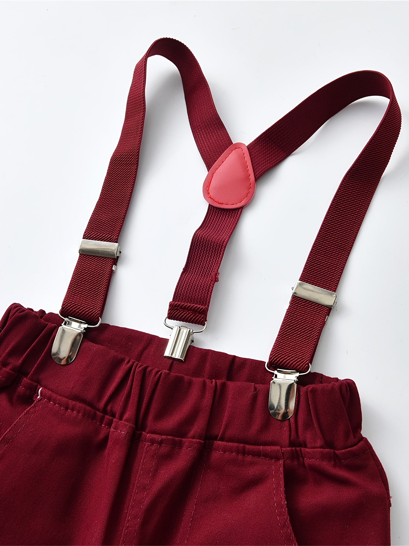 Baby Boys Gentleman Outfit Suspender Pants Wedding Birthday Party