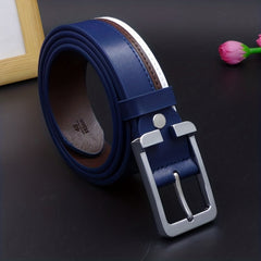 Men's Leather Buckle Belt for Casual Clothing