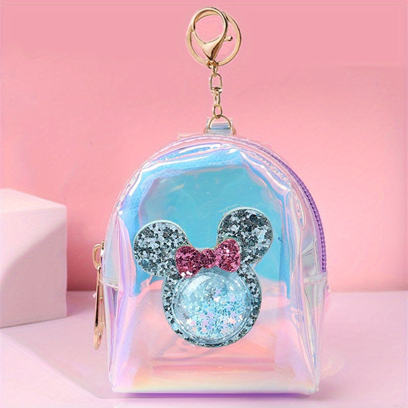 Cartoon Laser Sequin Mouse Bag Coin Purse - Holiday Party Gift