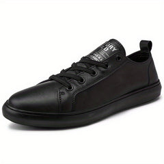 Men's Leather Slip-On Skate Shoes Sneakers