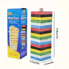 Wooden Tower Building Game | Family Entertainment Toy | Indoor Outdoor Play