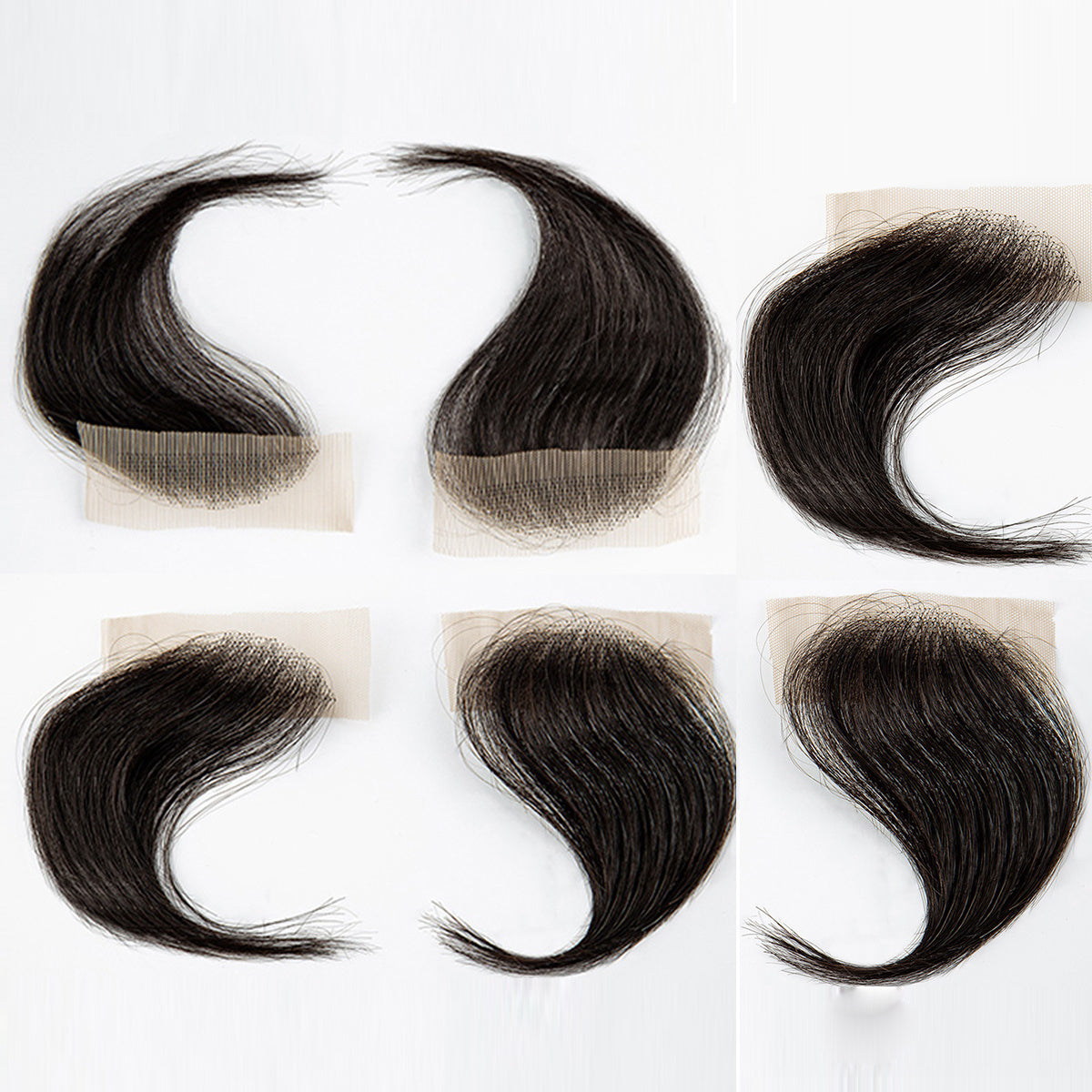 Fluffy Hair Daily Use Natural Looking Invisible Hairline Human Hair Baby Hair