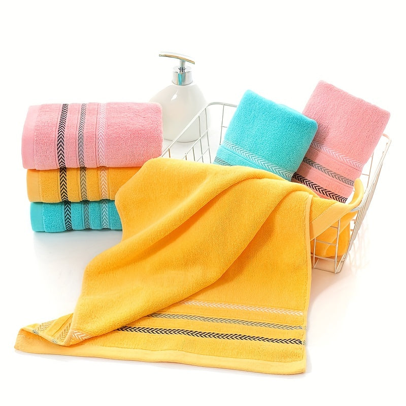 6pcs Cotton Hand Towels Set Soft & Absorbent For Bathroom Gym Shower Spa